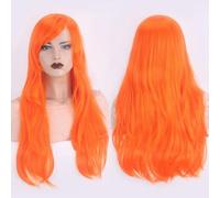 Parrucca Lunga Riccia Anime Europea E Americana, Parrucca Da Palcoscenico A Colori, Capelli Ricci Lunghi 70 Cm, Cuffia Completa