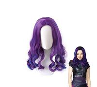 Parrucca Mal Costume Cosplay Discendenti 3 Capelli sintetici termoresistenti Parrucche ricci moda MZ-1442