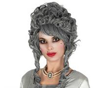 FIESTAS GUIRCA | Parrucca Marchesa Grigia (Taglia Unica) - Accessorio per Costume per Halloween e Carnevale - Ideale per Feste in Stile e Celebrazioni Tematiche - Donna Adulta - Grigia
