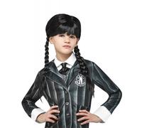 PARRUCCA Mercoledi Bambina 3/10 anni Originale Rubies