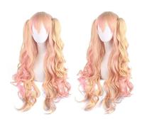 Parrucca Mira for bambini, parrucca rosa for donne e ragazze, accessori for cosplay di Halloween(E)