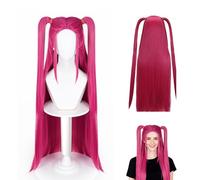 Parrucca Mira, Parrucca Costume Kpop Cosplay Anime Mira, Parruccas Rosa Caldo Realistiche Accessoris Cosplay, per Halloween, Feste di Carnevale