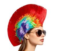 Parrucca Mohawk Rock Accessorio Divertente A Forma Di Unisex Rock