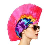 Parrucca Mohicana Accessorio Divertente A Forma Di Unisex Rock