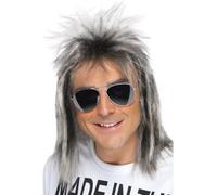 Parrucca Mullet Anni '80 Bionda Per Adulti Accessorio Retro Per Costume