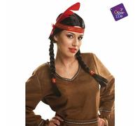 Parrucca My Other Me Taglia unica Indiana Trecce