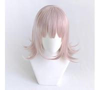 Parrucca NANAMI CHIAKI Anime Super Danganronpa Parrucca Cosplay Parrucche sintetiche termoresistenti + Cappellino parrucca