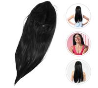 Parrucca nera Parrucca per capelli lisci Parrucca per la centrale