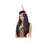 Parrucca indiana nera - Marca: BigBuy Carnival - EAN: 8422259802631
