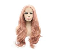 Parrucca ondulata lunga parrucca sintetica resistente al calore for le donne guardando naturale di ricambio for capelli da 24 pollici for for party cosplay body wavy wigs
