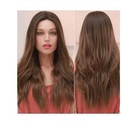 Parrucca ondulata lunga Parrucche per capelli ricci Parrucca Bionda Parrucca finta Rinfrescante Ragazze Soffice pastello Forma del viso modificata Moda Classica da donna