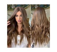 Parrucca ondulata lunga Parrucche per capelli ricci Parrucca Bionda Parrucca finta Rinfrescante Ragazze Soffice pastello Forma del viso modificata Moda Classica da donna