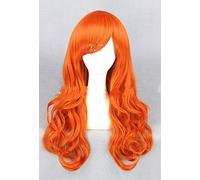 Parrucca One Piece Nami 2 anni dopo 65 cm Parrucca riccia a onda lunga capelli Costumi Cosplay Capelli sintetici + Parrucca gratis