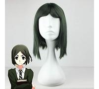 Parrucca + parrucca cosplay di capelli sintetici per capelli sintetici Bobo verde corto Bobo di velluto Fate Zero