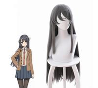 Parrucca Parrucca Cosplay Rascal Does Not Dream of Bunny Girl Senpai Mai Saku...
