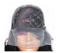 Parrucca Parrucca di capelli umani ricci crespi corti pre pizzicati parrucche di capelli umani ricci in pizzo con parte a T for le donne Parrucche quotidiane(T13x5x1 Side Part,14 inch)