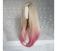 Parrucca Parrucca Harajuku Sfumata Rosa Viso Coreano Air Liu Hai