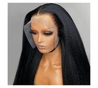 Parrucca Parrucca Per Capelli Da Donna Attaccatura Naturale Dei Capelli Lisci Crespi Parrucca Lunga Per Capelli Afro Parrucche Grigie Per Donna (Onecolor 22 Pollici)