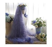 Parrucca Parrucca Per Capelli Sintetici Super Lunghi, Parrucca Riccia Di Mais Da 120 Cm Con Frangia, Parrucca Per Cosplay Principessa Lolita Resistente Al Calore Naturale Parrucca Per Feste Parrucca