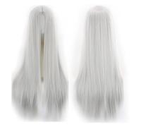 Parrucca Parrucca sintetica for capelli lisci di media lunghezza multi colore, nera, resistente alle alte temperature, in fibra opaca, for feste da uomo Donne (Color : 26inche C)