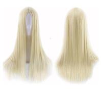 Parrucca Parrucca sintetica for capelli lisci di media lunghezza multi colore, nera, resistente alle alte temperature, in fibra opaca, for feste da uomo Donne