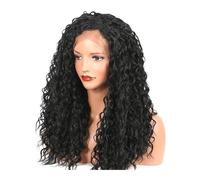 Parrucca Parrucca sostitutiva for capelli Parrucca con frangia Parrucca da donna Parrucca da festa in fibra chimica con copricapo a T in pizzo for uomo Donne