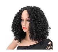 Parrucca Parrucche afro ricci for donna Parrucca for capelli ricci a spalla corta Parrucche sintetiche resistenti al calore Donne