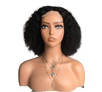 Parrucca Parrucche Da Donna Anteriori In Pizzo Corte Ricce Per Per Capelli Umani Africane Per Quotidiano Partito