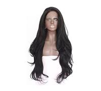 Parrucca Parrucche da donna Capelli lunghi ricci Parrucche nere Fibra sintetica for ragazze Parrucche for uso quotidiano Parrucche da festa for uomo Donne