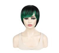 Parrucca Parrucche da donna Parrucche colorate for capelli corti e lisci Parrucche naturali Parrucche sintetiche Parrucche tagliate a pixie Parrucche da festa for uomo Donne (Color : Onecolor E)