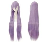 Parrucca Parrucche for capelli Volume d'aria Ad alta temperatura Morbida seta Capelli sfusi Lunghi diritti serici Parrucca sintetica for capelli a onda grande Parrucche for feste for uomo Donne (Colo