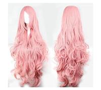 Parrucca Parrucche for capelli Volume d'aria Ad alta temperatura Morbida seta Capelli sfusi Lunghi diritti serici Parrucca sintetica for capelli a onda grande Parrucche for feste for uomo Donne (Colo