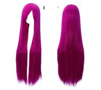 Parrucca Parrucche for capelli Volume d'aria Ad alta temperatura Morbida seta Capelli sfusi Lunghi diritti serici Parrucca sintetica for capelli a onda grande Parrucche for feste for uomo Donne (Colo