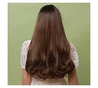 Parrucca Parrucche Giornaliere Con Frangia Ombre Nero Marrone Scuro Ondulate Lunghe Parrucche Sintetiche Con Frangia Parrucche Cosplay Resistenti Al Calore Per Le Donne Parrucche Grigie Per Le Donne