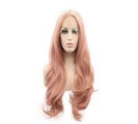 Parrucca Parrucche Ondulate Lunghe for Donna, Parrucca Sintetica for Capelli Ricci Con Riga Centrale, Parrucca for Capelli Ricci Parrucca Sintetica for Donna Parrucche da donna