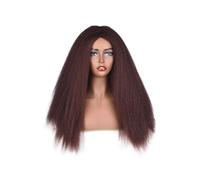 Parrucca Parrucche sintetiche ondulate lunghe piccole ricci for donne nere, costume cosplay o parrucche quotidiane Parrucca for feste quotidiane Donne