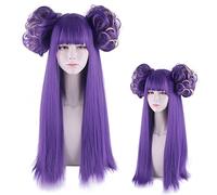 Parrucca per aumentare il volume dei capelli dopo la chemioterapia Cos parrucca Fate/Grand Order Nito Kris Kimono Edition borsa per capelli viola
