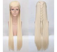 Parrucca per aumentare il volume dei capelli dopo la chemioterapia Cos parrucca re gioco gloria Houyi elfo re Hobbit Thrandil Pallido Golden Beauty Tip