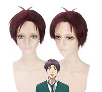 Parrucca per aumentare il volume dei capelli dopo la chemioterapia Cosplay parrucca mensile ragazza Nozaki Jun Wakamatsu Hiroshima parrucca anime marrone rosso 378