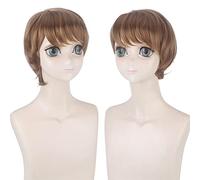 Parrucca per aumentare il volume dei capelli dopo la chemioterapia Frozen 2 Frozen 2 Christoph misto castano capelli corti Cos parrucca anime