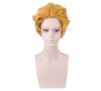 Parrucca per aumentare il volume dei capelli dopo la chemioterapia Jojo's Bizarre Adventure Kira Yoshikage Big Back Golden Short Hair Cos Anime parrucca