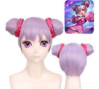 Parrucca per aumentare il volume dei capelli dopo la chemioterapia King Game Glory Cos Xiaoqiao Pelle Originale Amore Brezza Cos Parrucca Re Gloria Parrucca