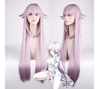 Parrucca per aumentare il volume dei capelli dopo la chemioterapia Neko Animation K Cat Yu Naiya Day rosa viola con parrucca Cosplay rovesciata