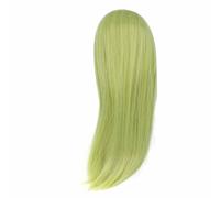 Parrucca per bambole, Vivace Lunga Dritta Liscia Naturale Facile Da Acconciare Capelli della Bambola Bella Morbida Seta Artificiale Avocado Verde Bambola Accessori per Bambole (1/6