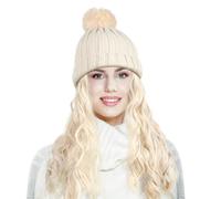 Parrucca per cambiare stile istantaneo, berretto colorato per capelli, aspetto regolabile e naturale per le donne