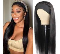 Parrucca Per Capelli Parrucche Per Capelli Umani Lisci Senza Colla Per Parrucche Lunghe E Lisci Per Parrucche Per Capelli Naturali Da Donna 30Inches