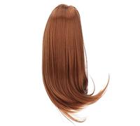 Parrucca per Capelli per Bambola, Parrucca per Capelli per Bambola in Rete di Ricambio per Capelli Ricci Lunghi con Fibra Ad Alta Temperatura, Adatta per 1/3 di Bambola (Oro alla