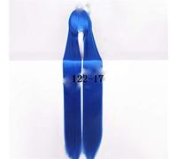 Parrucca per capelli sintetici resistenti al calore lunghi 150 cm Parrucca per cosplay da cartone animato universale da donna Parrucca da festa in costume da anime + Cap parrucca 122-17