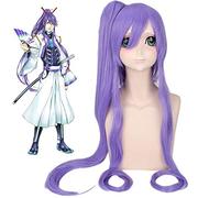 Parrucca per capelli sintetici viola lunga Vocaloid Gakupo Cosplay Costume Uomo Donna Halloween Party Coda di cavallo Parrucche Pelucas Anime