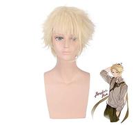 Parrucca per capelli viola Evergarden Gilbert Benedict blu parrucca per capelli sintetica beige resistente al calore parrucche per uomo PL-272